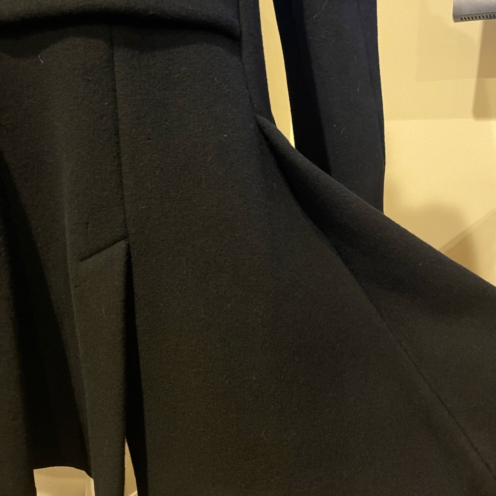 -♥️Alexander McQueen black wool coat, brand new with tags size 48/12 - Picture 6 of 16